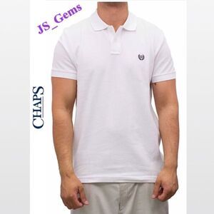 Men White Cadillac Golf Polo Top
